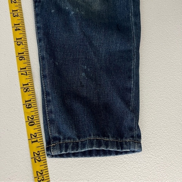 Wildfox Jeans Women's 28 Da Vinci Wash Paint Baggy Cropped Medium Wash - Picture 5 of 10